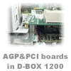 AGP & PCI boards in D-BOX 1200